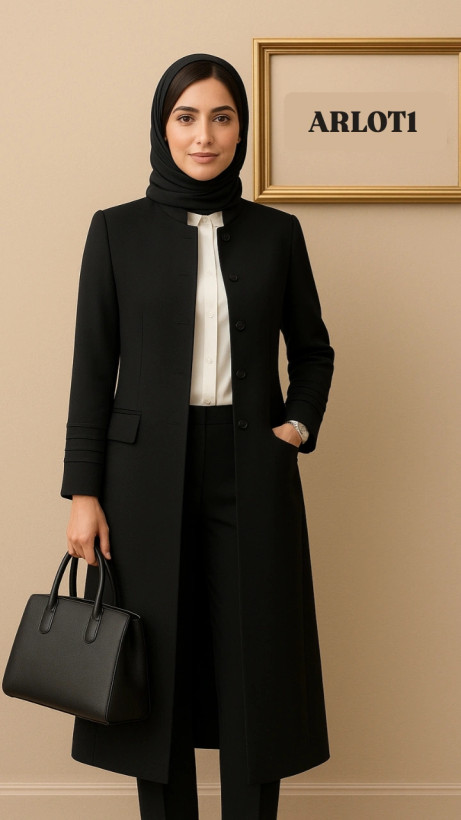 مانتو بلند زنانه کارمندی مناسب محل کار
